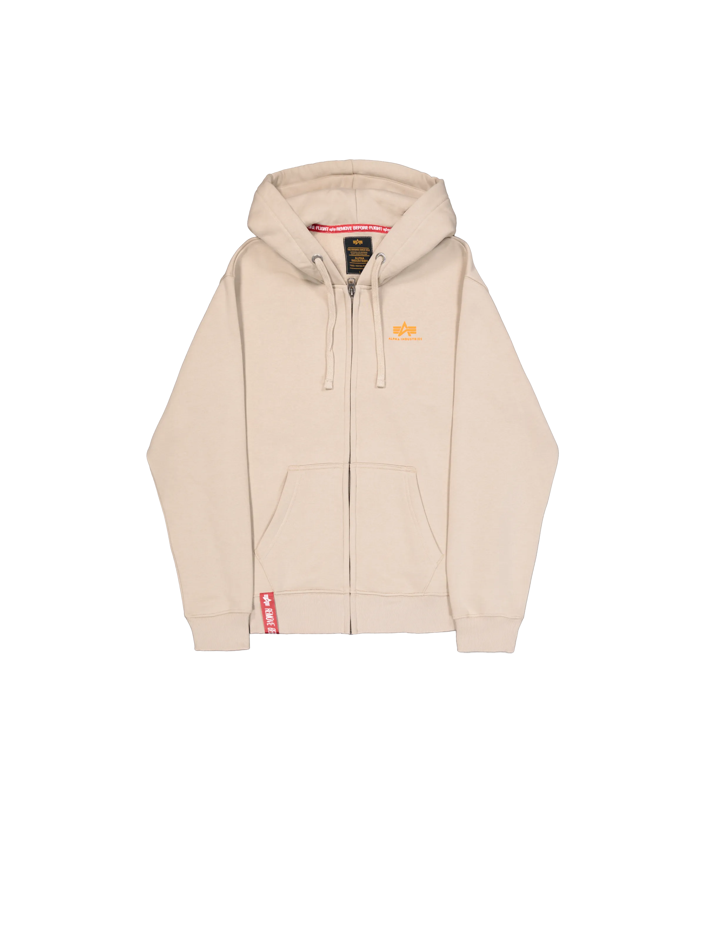 Basic Small Logo Zip Hoodie