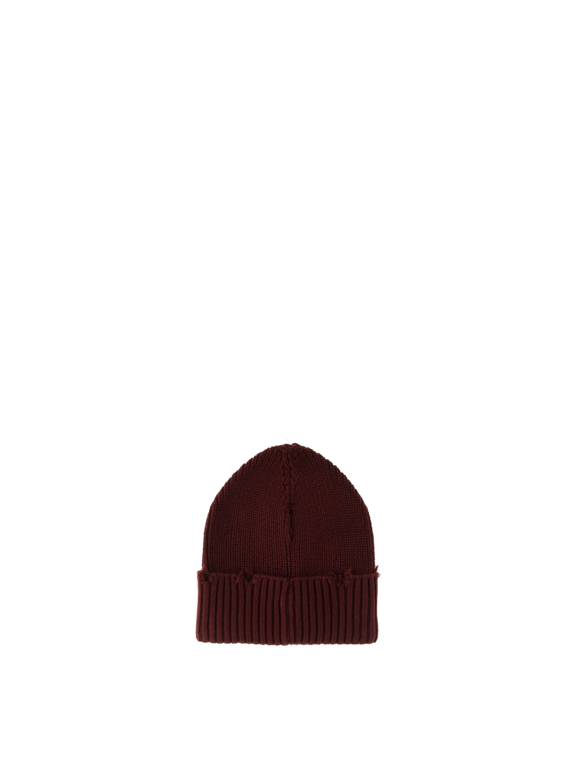 Cappello in tricot Bordeaux