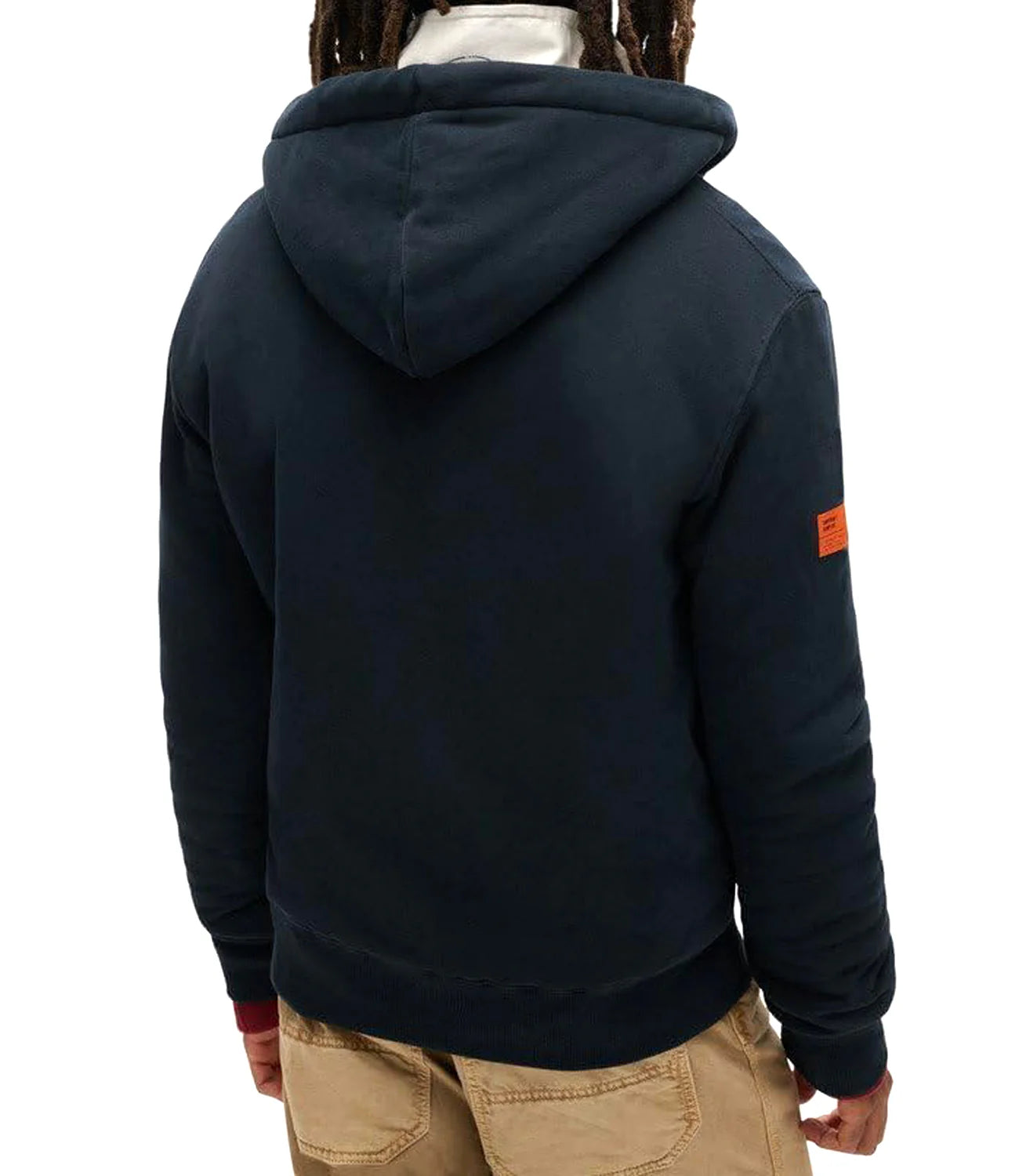 Felpa zip con cappuccio