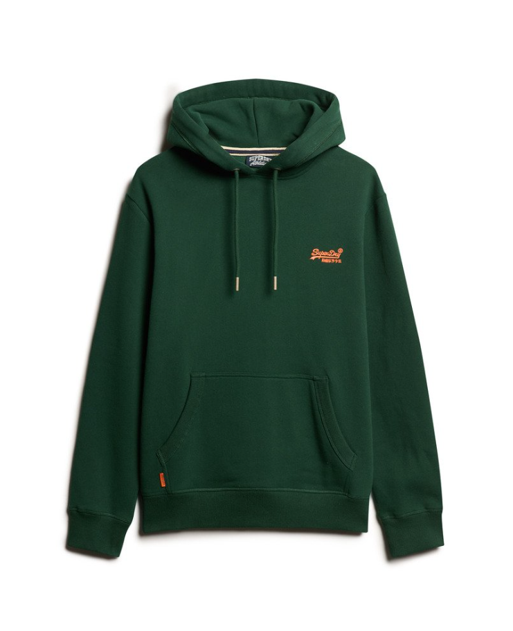 Essential Logo Hoodie Green
