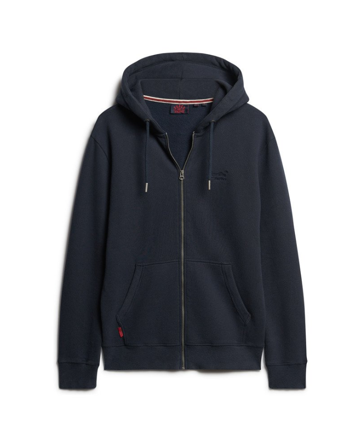 Felpa zip con cappuccio