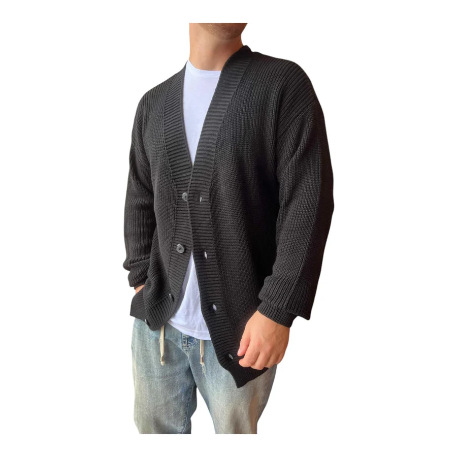 Cardigan uomo in tricot