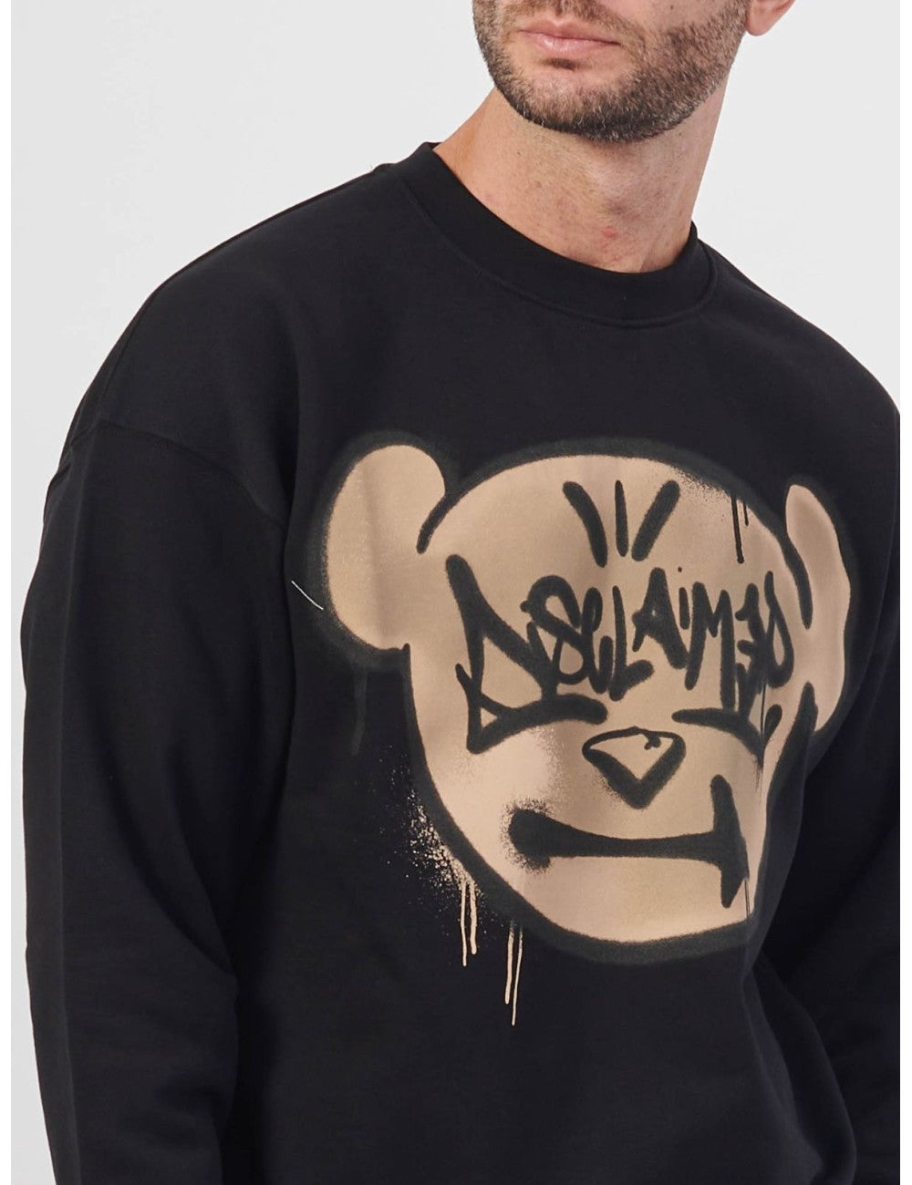 Maglia uomo girocollo in felpa