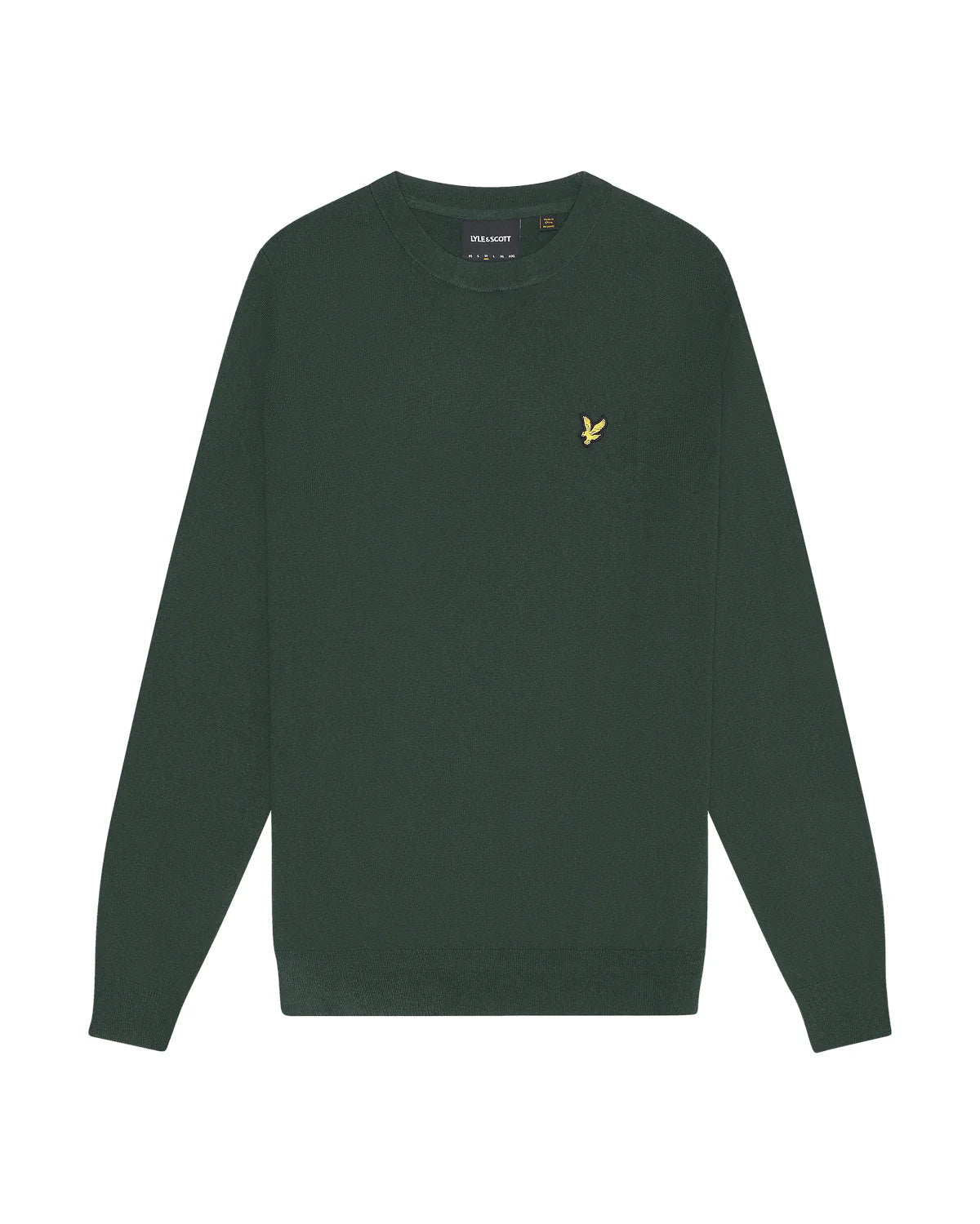 Girocollo Cotton Merino Argyle Teal