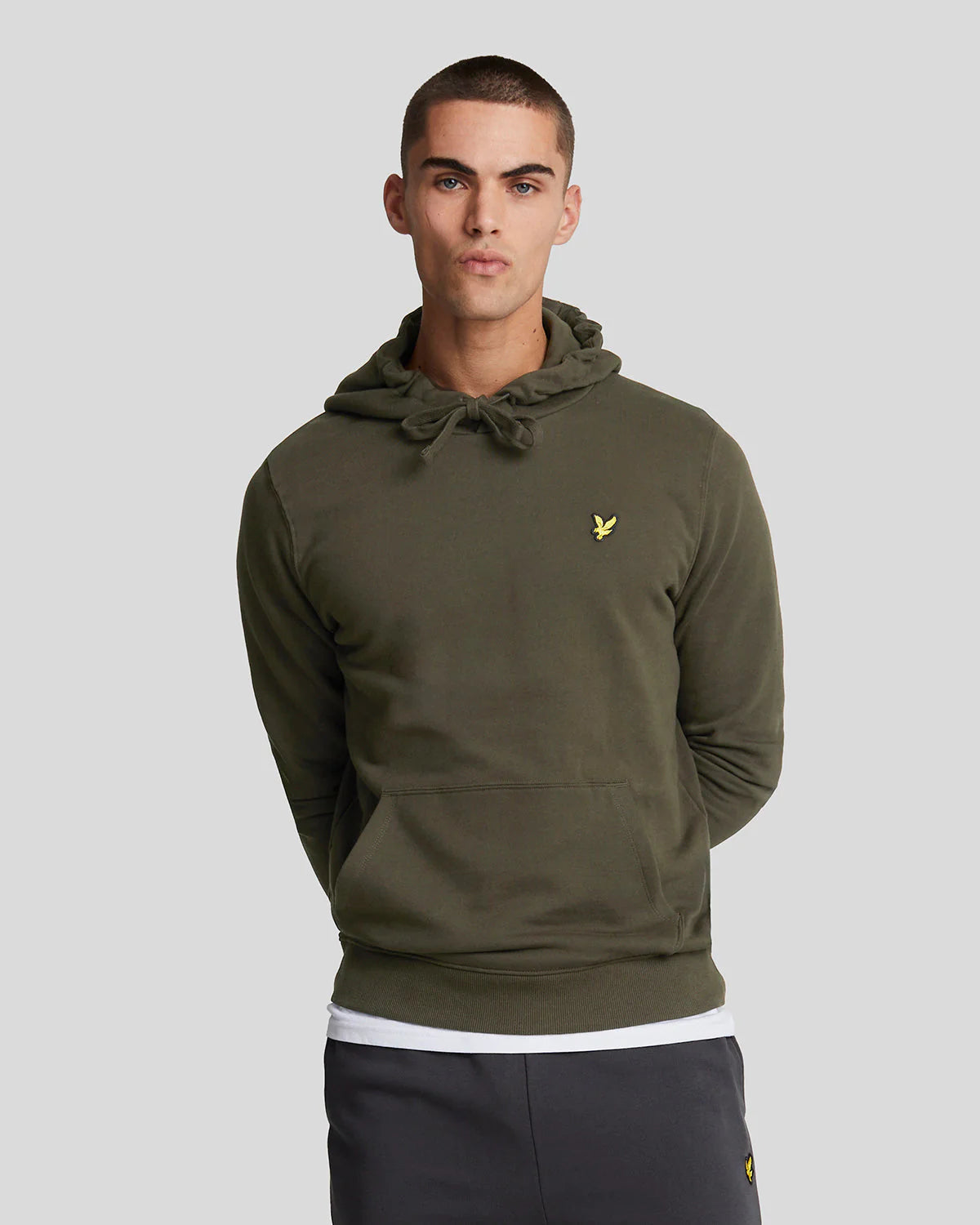 Brushback Pullover Hoodie Olive