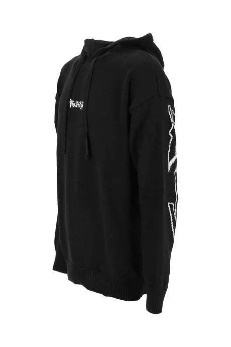 Maglia uomo con cappuccio in tricot