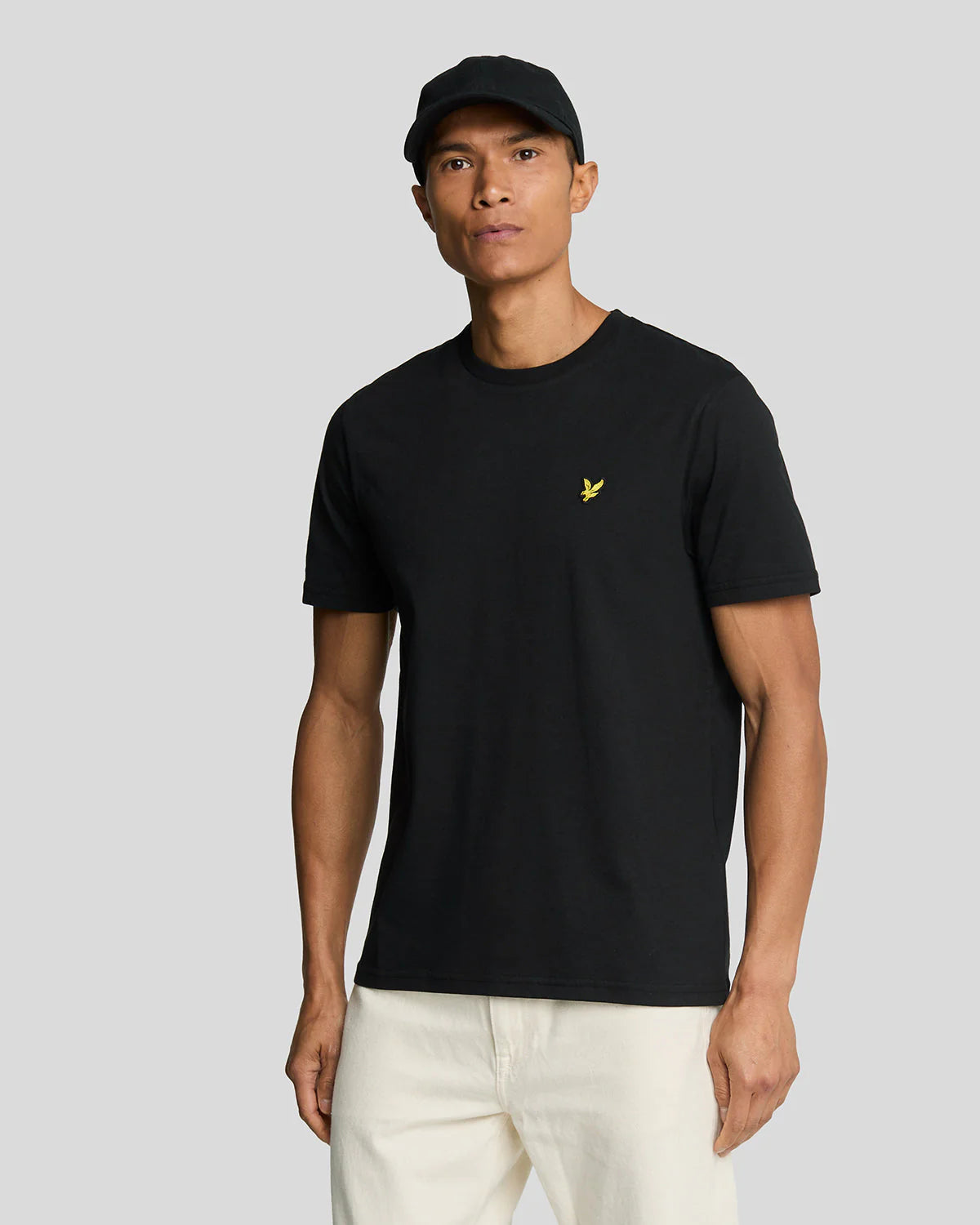 Plain T-shirt Jet Black