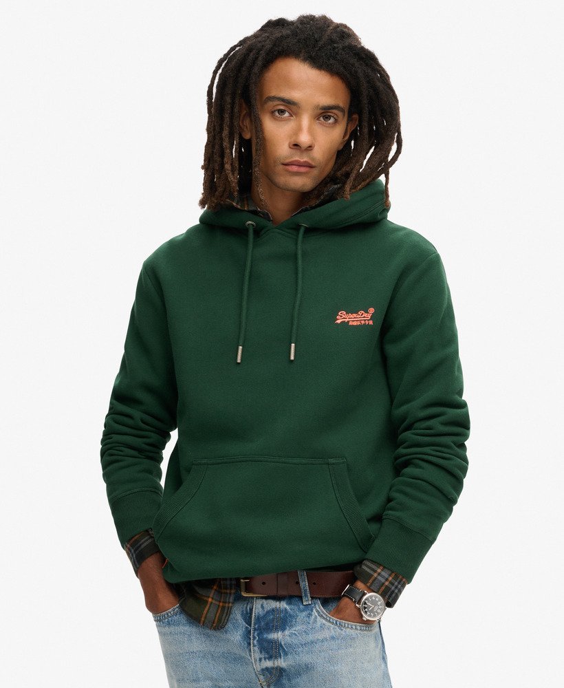 Essential Logo Hoodie Green