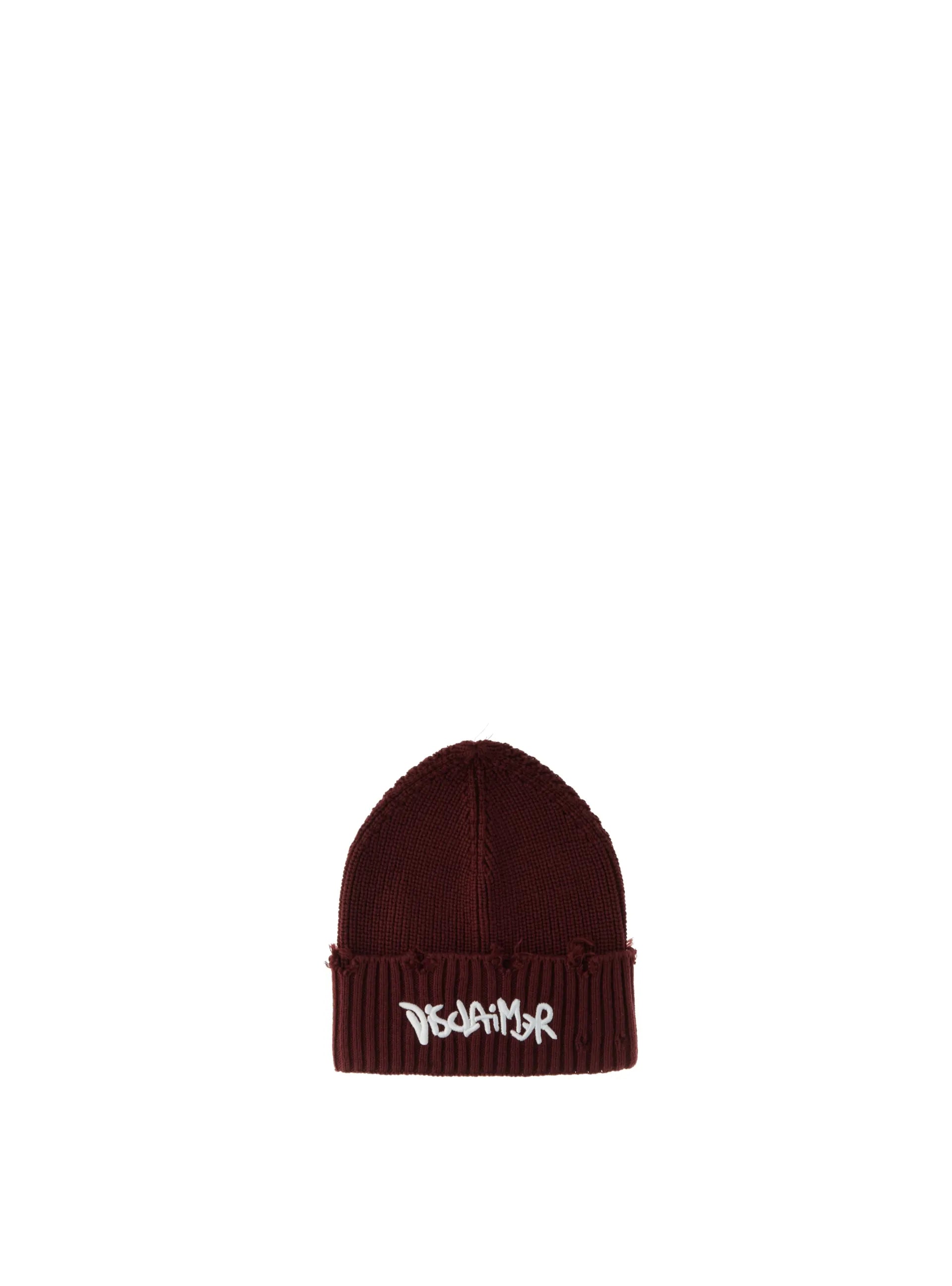 Cappello in tricot Bordeaux