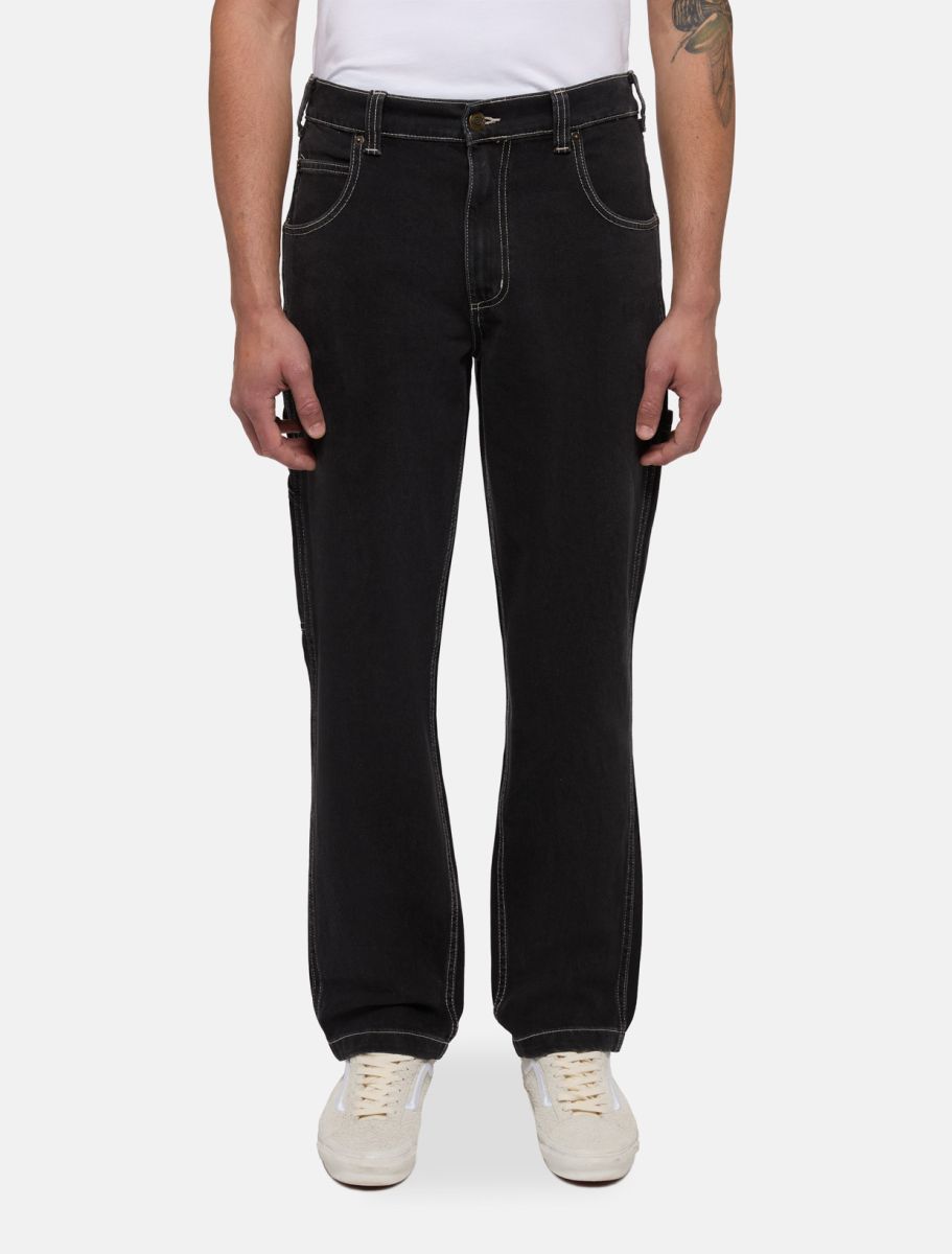 Garyville Black Wash Work Pants