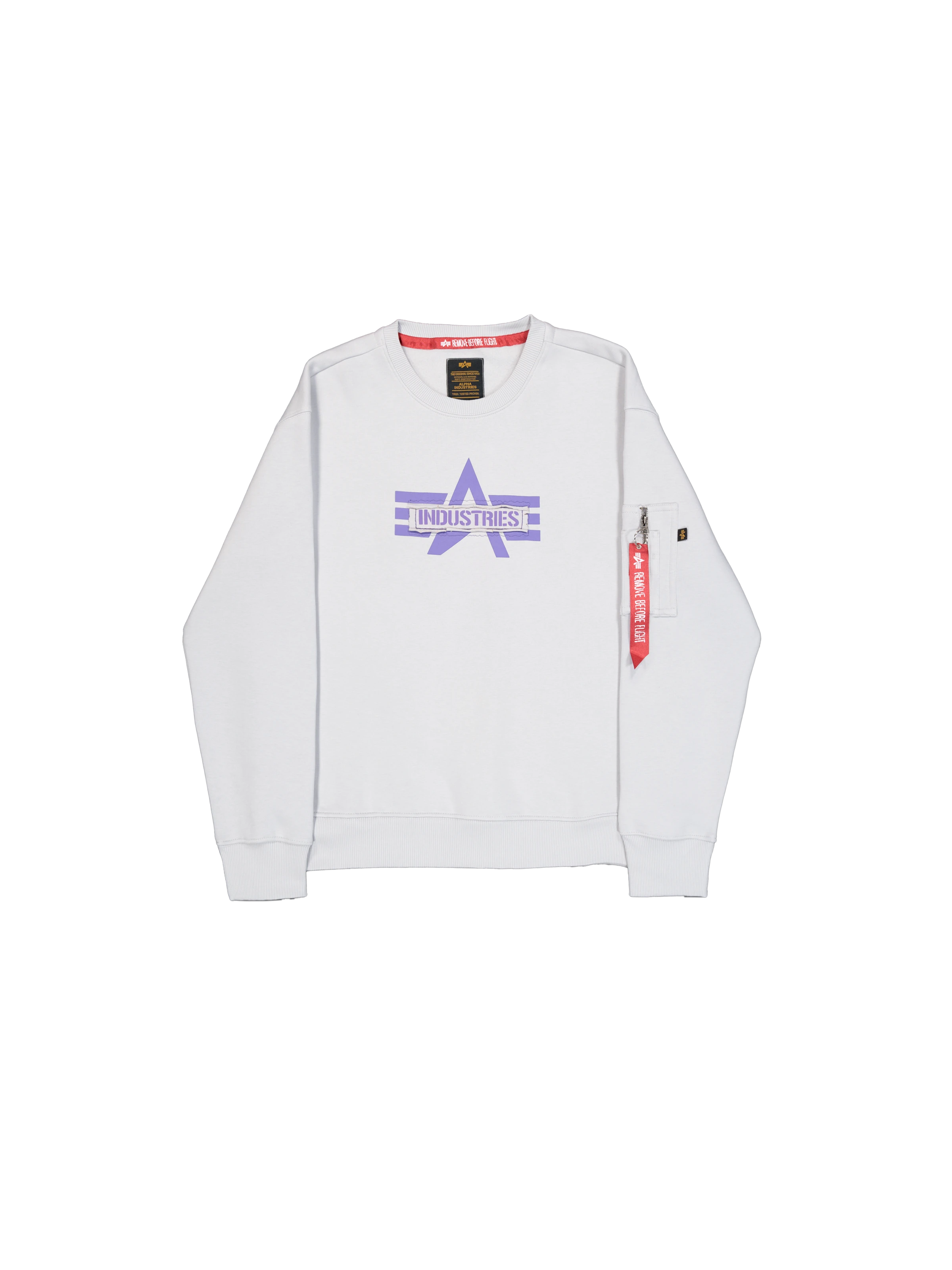 Pullover edge crew neck