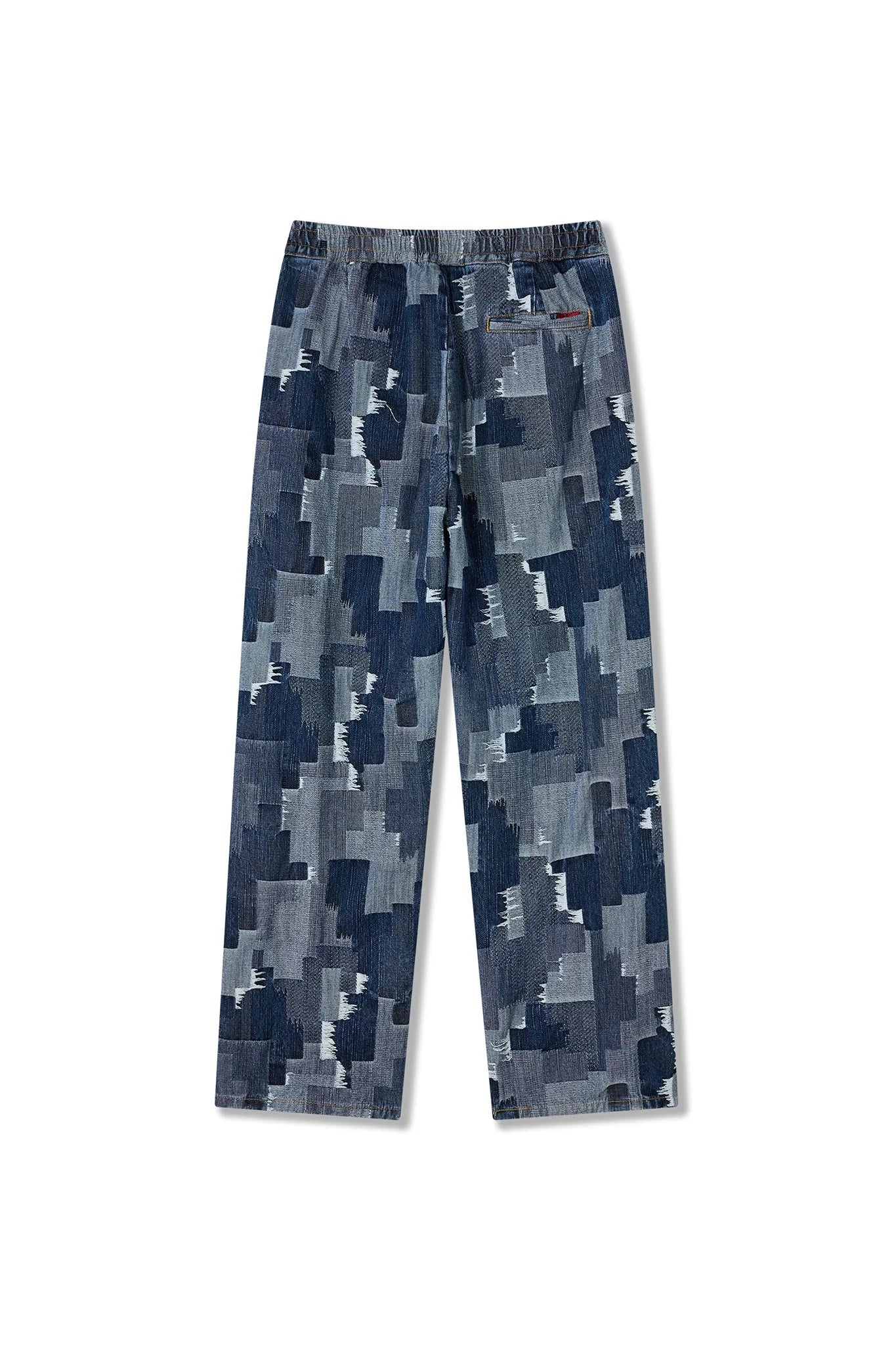 PANTALONI PATCH WORK BLU