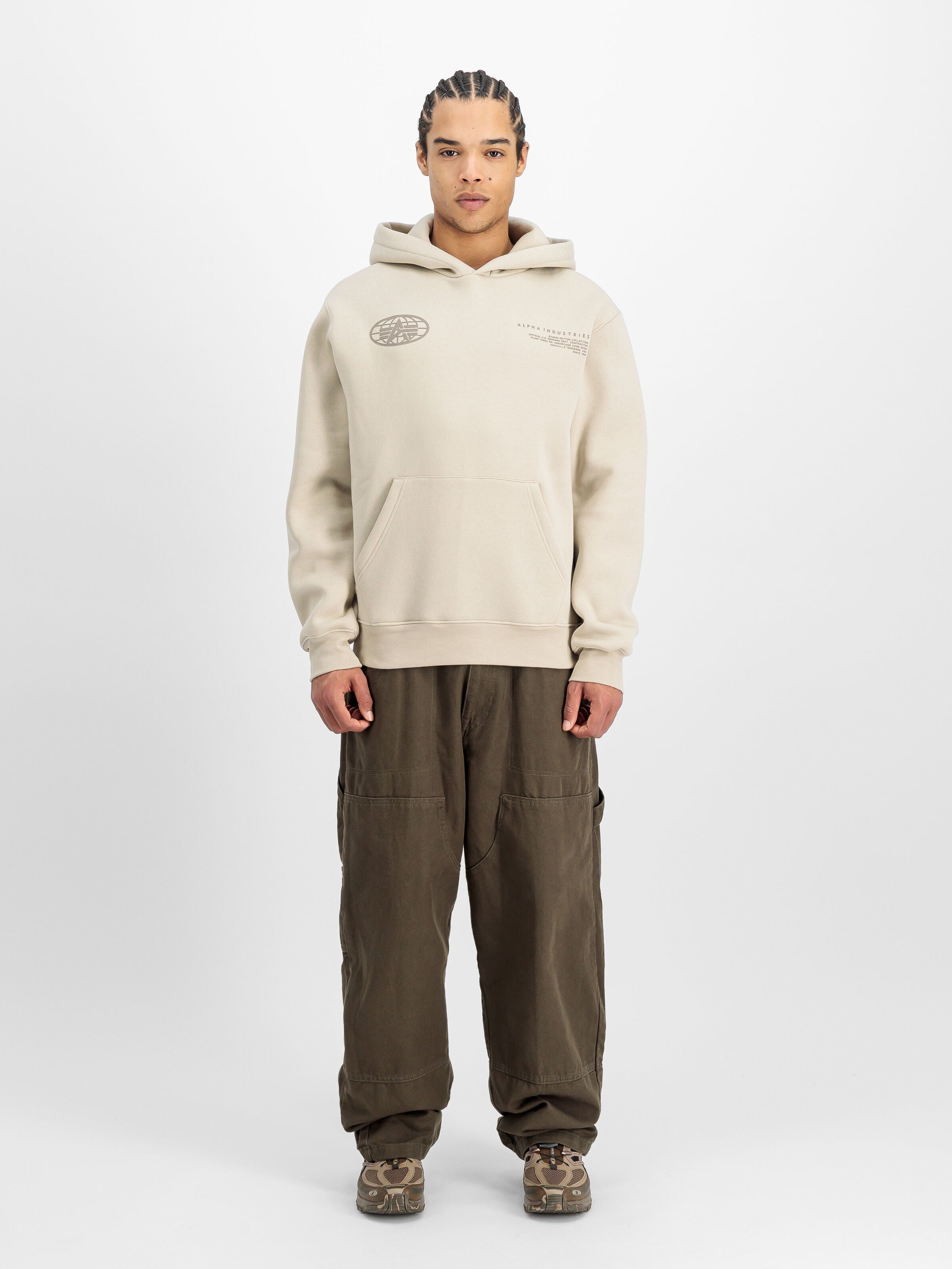 World Logo Backprint Hoodie